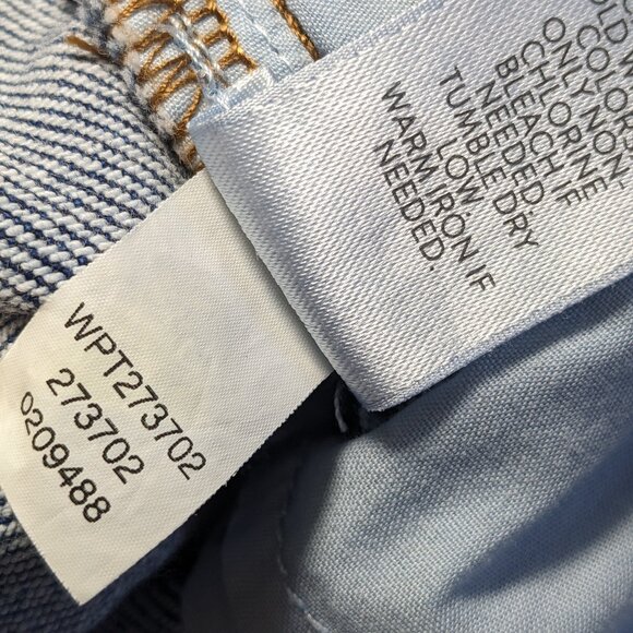 J Jill Jeans Women Size 16P Blue Relaxed Boyfriend Stretch Basic Classic Casual - Picture 6 of 8